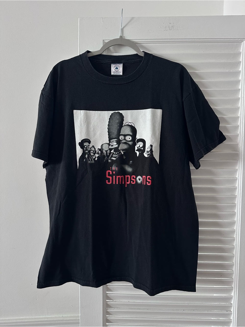 Vintage The Simpsons Family Portrait Graphic Tee Sz L